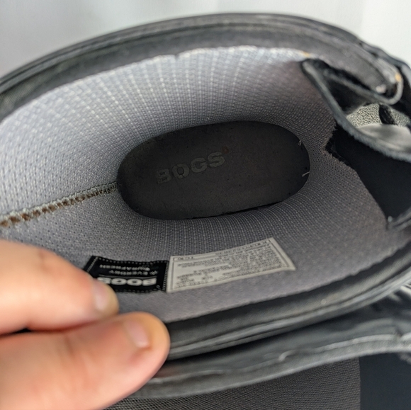 BOGS Armourboot Women Size 7 Black Color Rubber Everdry Durafresh Rain Boots - Picture 9 of 9